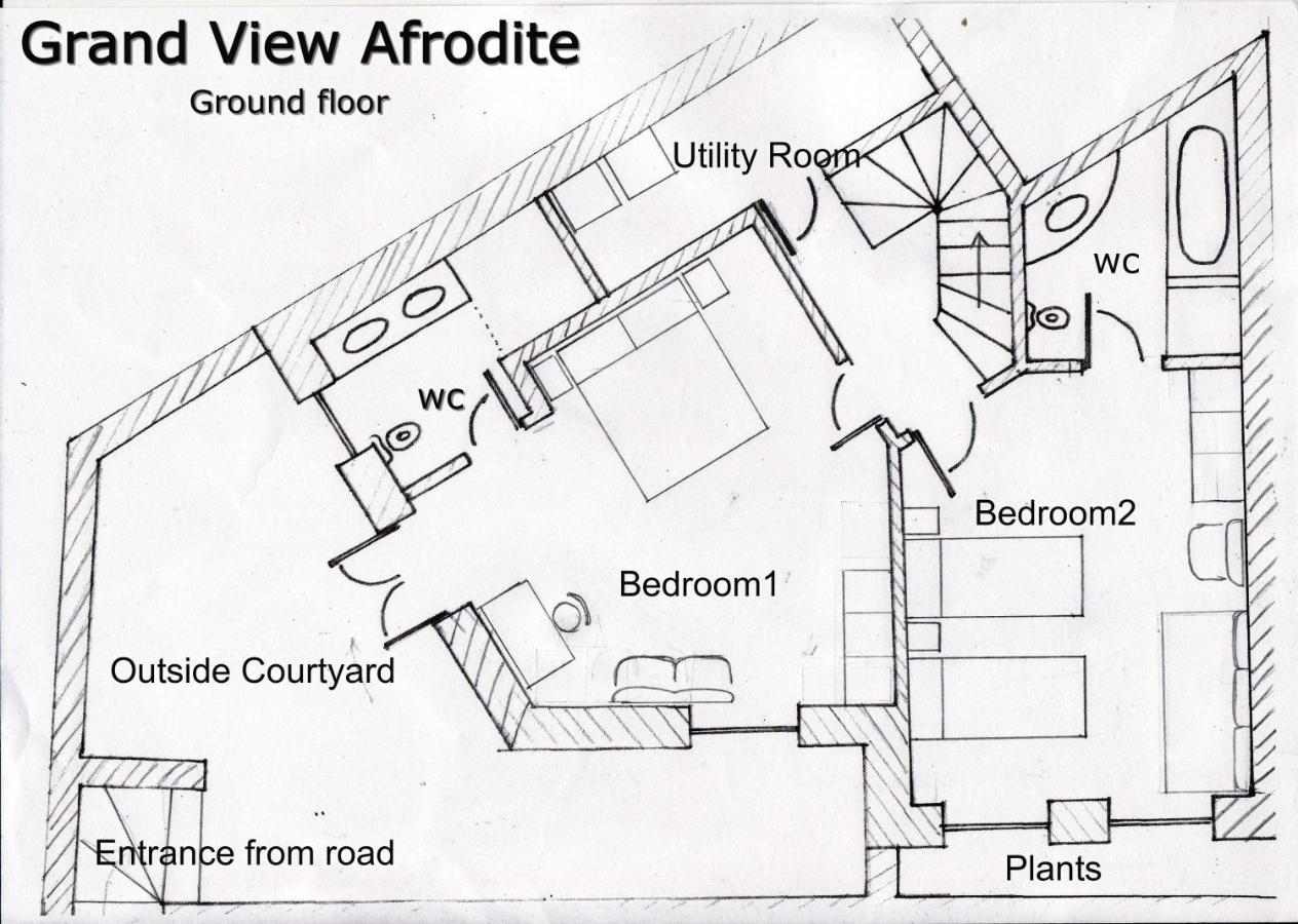 Grand View Afrodite Mithimna Exteriér fotografie